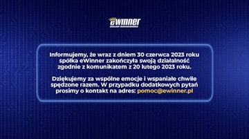 Ewinner zakonczyl dzaialalnosc