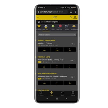 Fortuna zaklady live