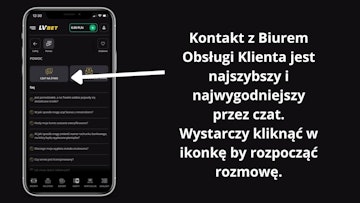 Kontakt ze Wsparciem Klienta aplikacji LV BET