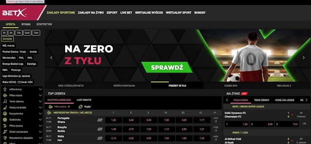 Legalne zakłady na Betx