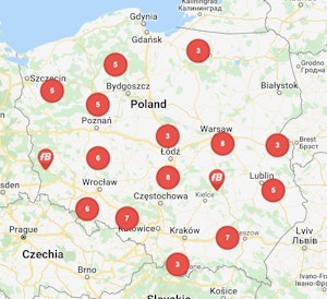 Lista punktow for BET