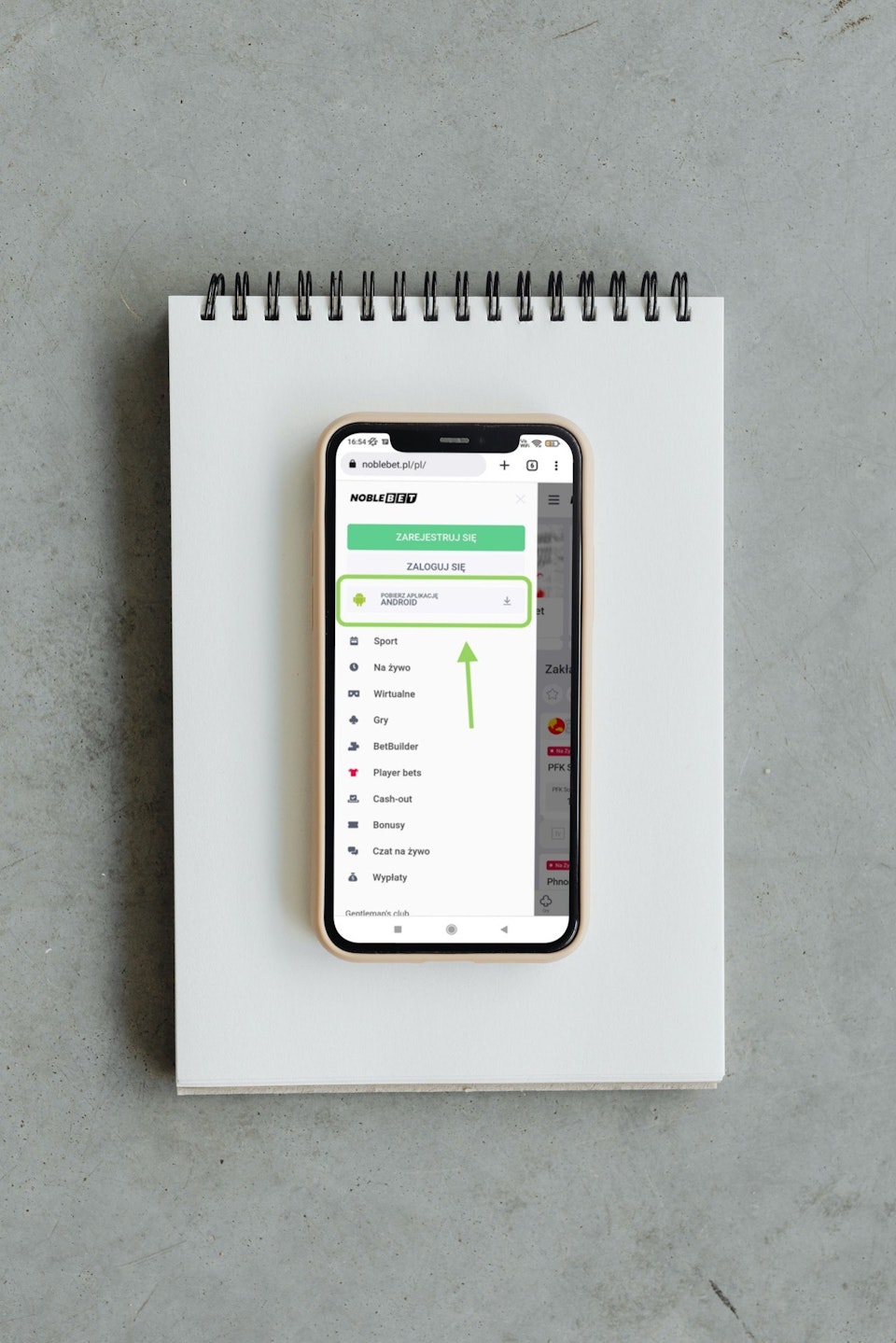 Pobierz apliakcje na android