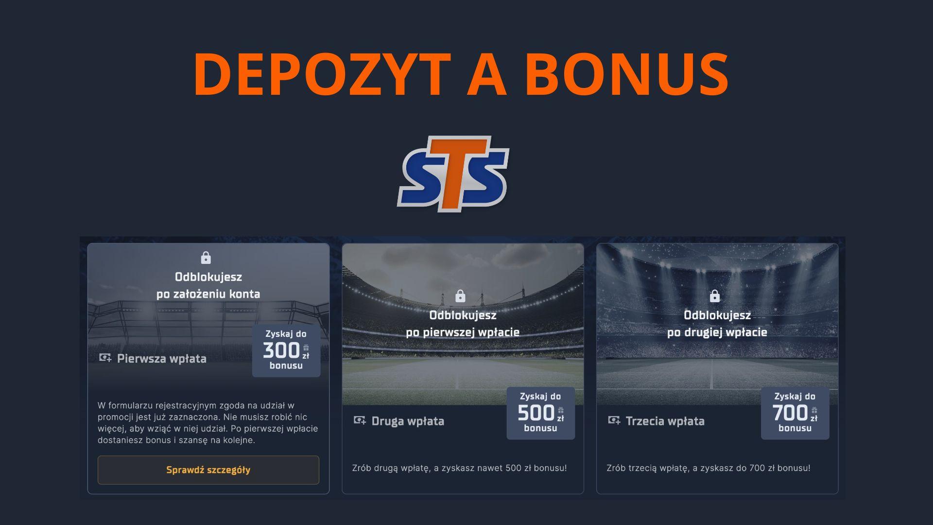 Depozyt a bonus w STS