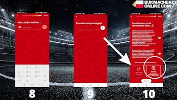 Zakladanie konta w aplikacji Betclic kolejne kroki