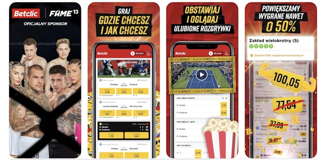 legalne zakłady w aplikacji Betclic