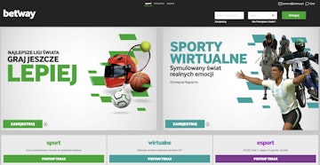 Screen shot strona startowa betway w polsce